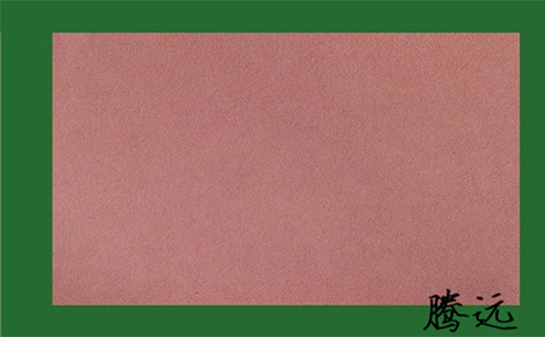 Colored glass fiber felt